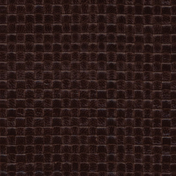 Woven Leather Basketweaves - 25 Dark Brown