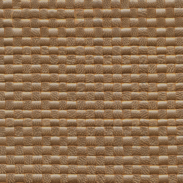 Woven Leather Basketweaves - 63 Lt. Gold